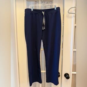 Figs Navy Women’s Scrub Pants Large Petite EUC